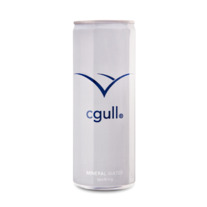 cgull® Mineralwasser in der Dose mit Kohlensäure