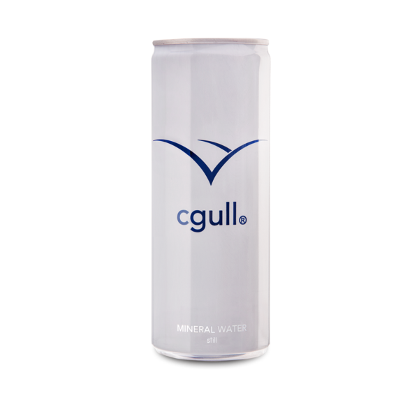 24 x cgull® Mineralwasser ohne Kohlensäure (250ml Dose)